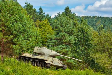 Ormanın içinde tank