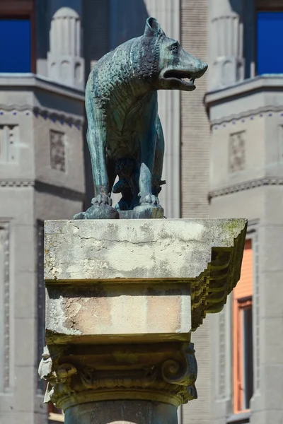 Escultura de Lobo Capitolino — Foto de Stock