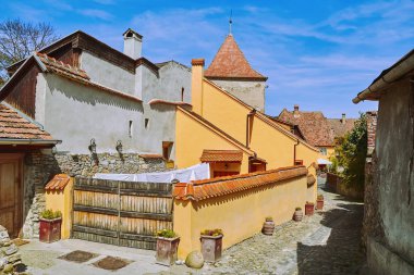 sighisoara sokakta