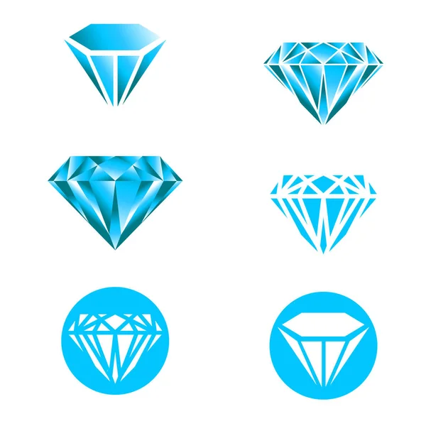 Logotipo de diamante — Archivo Imágenes Vectoriales