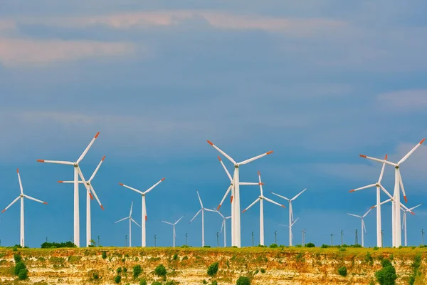 Wind Turbines at the Cape Kaliakra — Stock Photo, Image