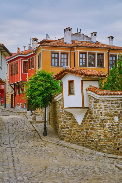 Rua de Plovdiv Velho — Fotografia de Stock