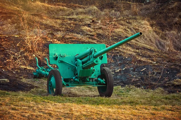 Un vieux pistolet d'artillerie — Photo