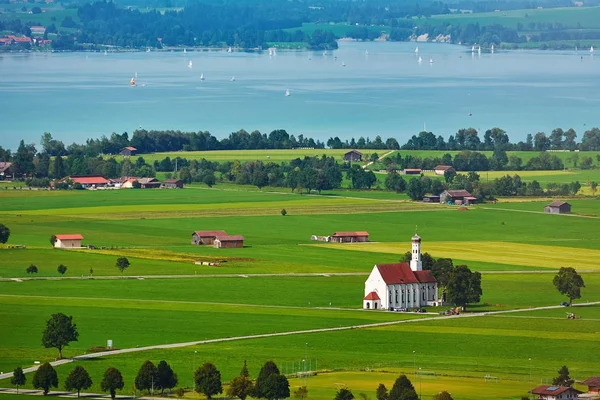 Vista aérea de Hohenschwangau —  Fotos de Stock