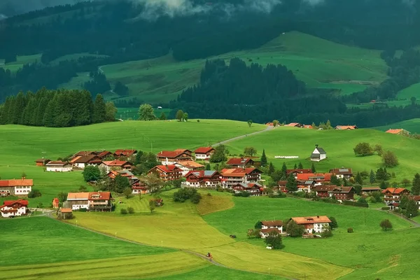 Vista de Obermaiselstein — Fotografia de Stock