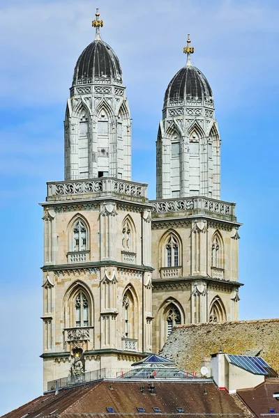 Grossmunster protestantse kerk — Stockfoto
