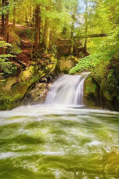 Vattenfallet vid Eistobel — Stockfoto