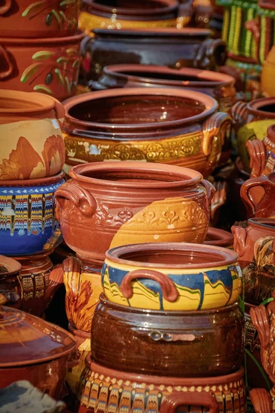 Stoviglie di terracotta — Foto Stock