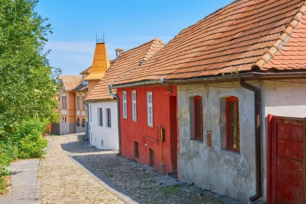 Ulica w sighisoara — Zdjęcie stockowe