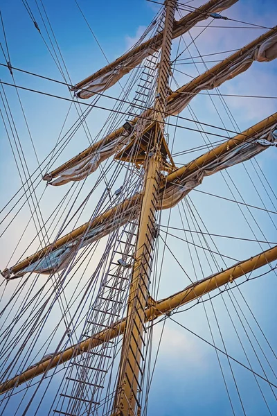 Mast van zeilschip — Stockfoto