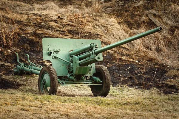 오래 된 포병 총 — 스톡 사진