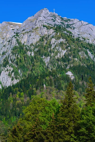 Caraiman Peak Bucegi Mountain Romania — Stock Photo, Image