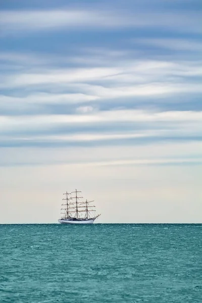 Плавучий Корабель Чорному Морі Болгарія — стокове фото