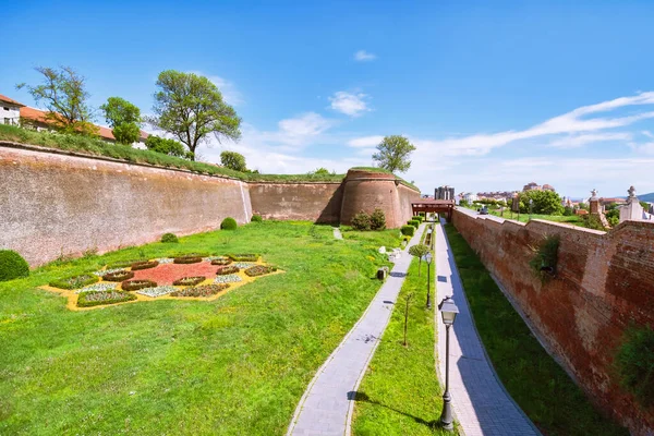 Das Innere Der Rumänischen Festung Zitadelle Alba Carolina — Stockfoto
