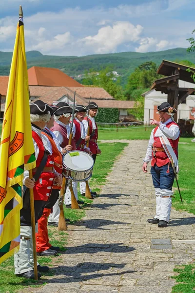Alba Iulia Romania May 2019 18Th Century Soldiers Festival Roman — Stock Photo, Image
