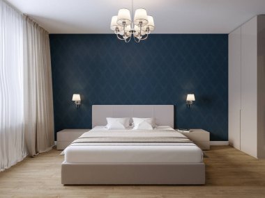 Kentsel çağdaş Modern Yatak odası iç tasarım
