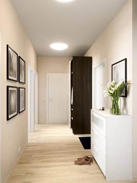 Aydınlık ve rahat salon iç tasarım