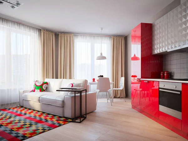 Modern kentsel çağdaş İskandinav Studio