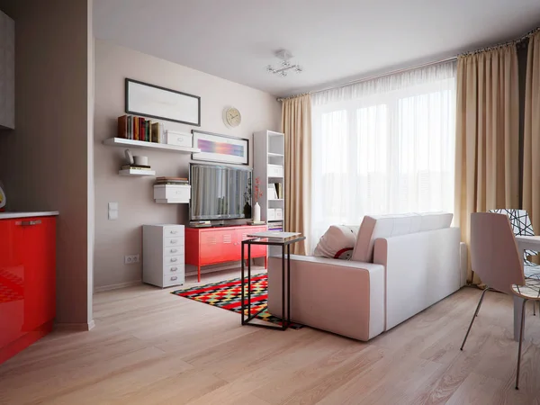 Modern kentsel çağdaş İskandinav Studio