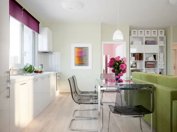 Modern kentsel çağdaş İskandinav Studio