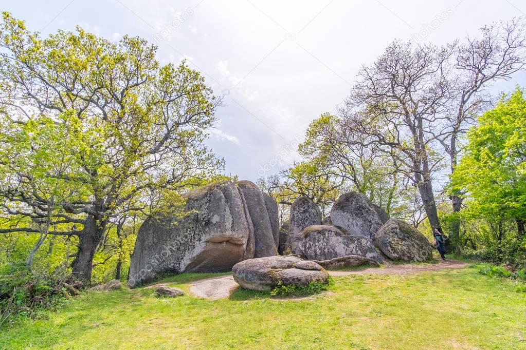 Beglik Tash -  nature rock formation, a prehistoric rock sanctuary