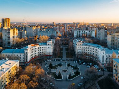 Voronezh 'in tarihi mimari topluluğu, hava görüşü