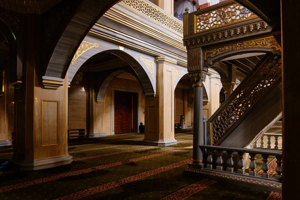 Interior da Mesquita Ahmad Kadyrov Coração da Chechênia — Fotografia de Stock