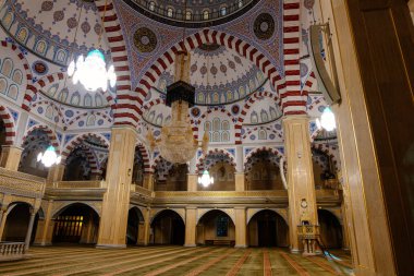 Ahmad Kadyrov 'un Çeçenistan' ın Cami Yüreği, Grozny, Rusya. 3 Kasım 2019