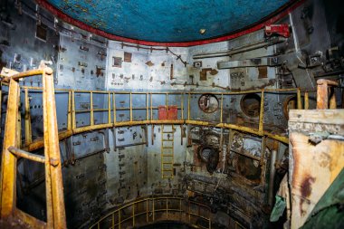 Terk edilmiş birleşik füze yeraltı komuta merkezi tipi mayın..