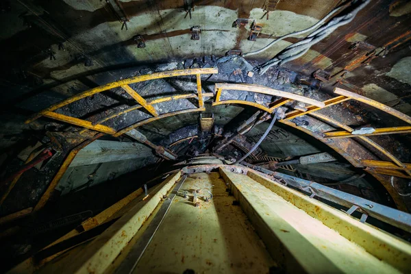 Verlaten Eengemaakte Raket Ondergrondse Commandopost Mijntype — Stockfoto