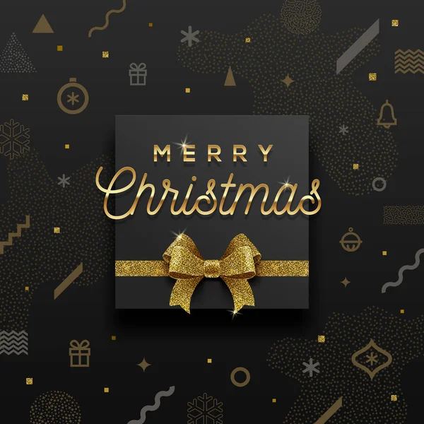 Christmas greeting illustration — Stock Vector
