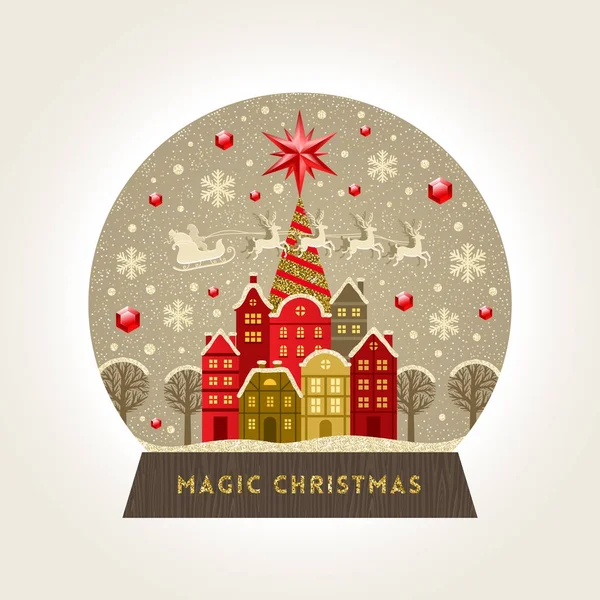 Illustration vectorielle de Noël . — Image vectorielle