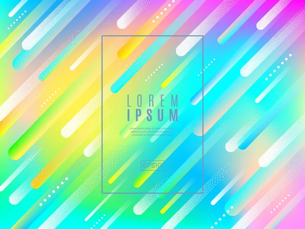 Abstract multicolored vector background. Composition with dynamic colorful and stipple shape and frame for text or message. — Stock Vector