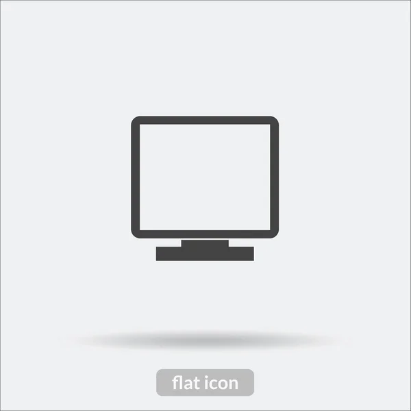 Icono del monitor, el vector es de tipo EPS10 — Archivo Imágenes Vectoriales