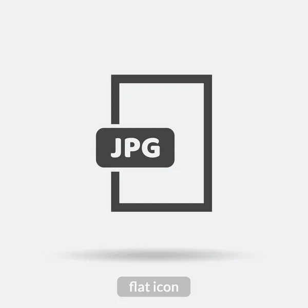 Icône Jpg, vecteur est de type EPS10 — Image vectorielle