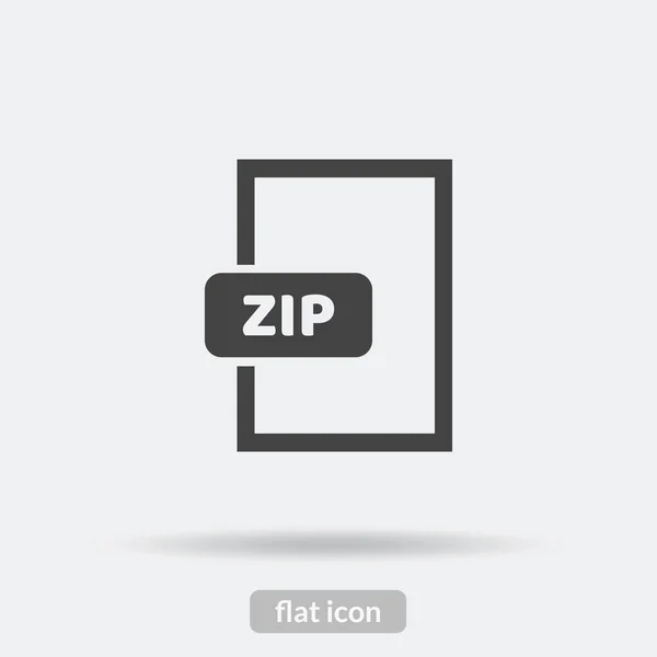 Zip icon, Vektor ist Typ eps10 — Stockvektor