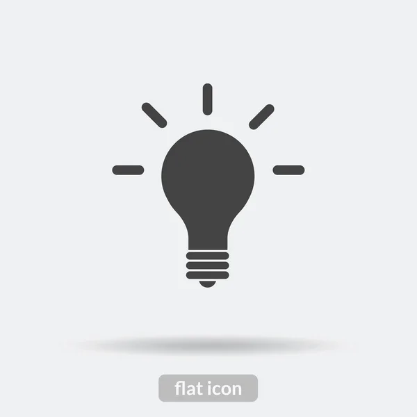 Lampa ljus ikon, vektor är typ Eps10 — Stock vektor