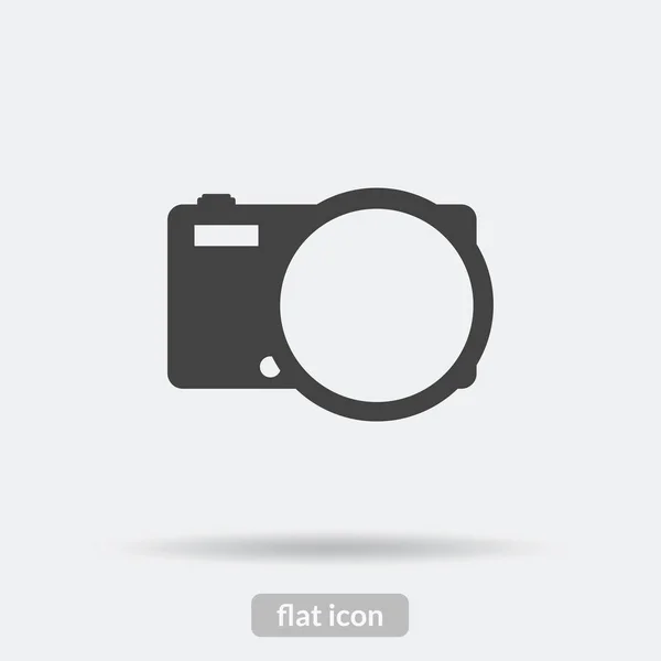 Camera icon, Black vector is type EPS10 — Stock Vector