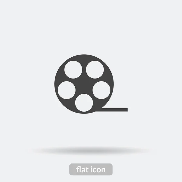 Film reel ikon, svart vektor är typ Eps10 — Stock vektor