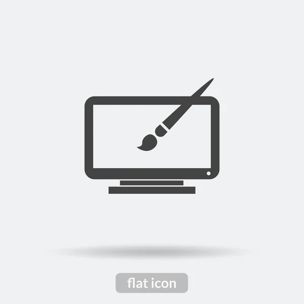Icono de diseño web, vector negro es de tipo EPS10 — Vector de stock
