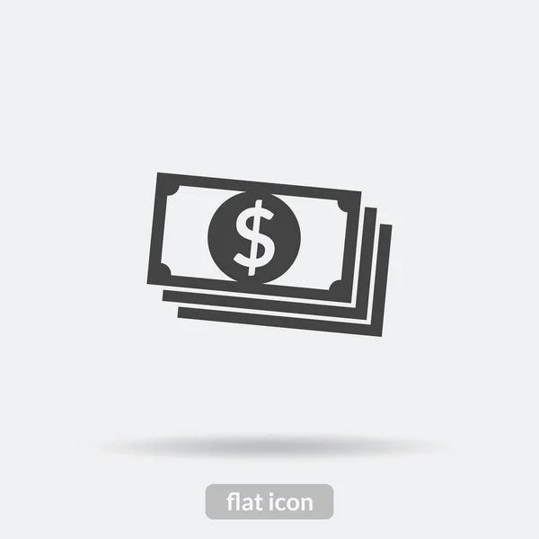 Money pack icon, Black vector is type EPS10 — Stock Vector