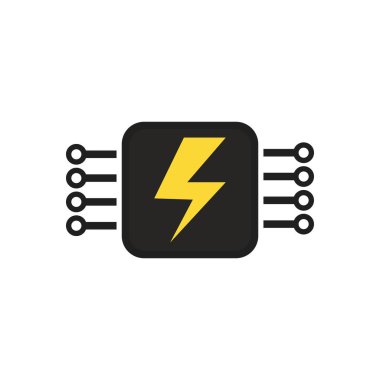 Elektrik çip, soyut vektör tasarım Esp10 tarafından