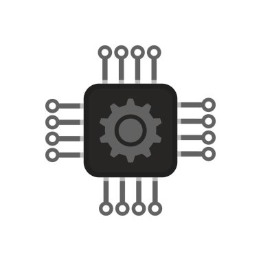 Elektronik çip, soyut vektör tasarım Esp10 tarafından