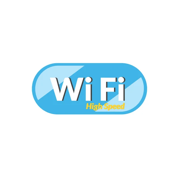 High speed WiFi icon is basic vector icon, EPS10 — Stock Vector