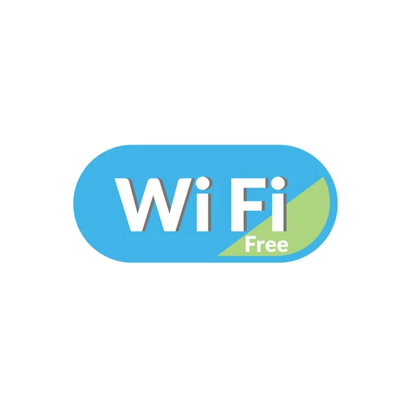 Free WiFi icon is basic vector icon, EPS10 — Stock Vector