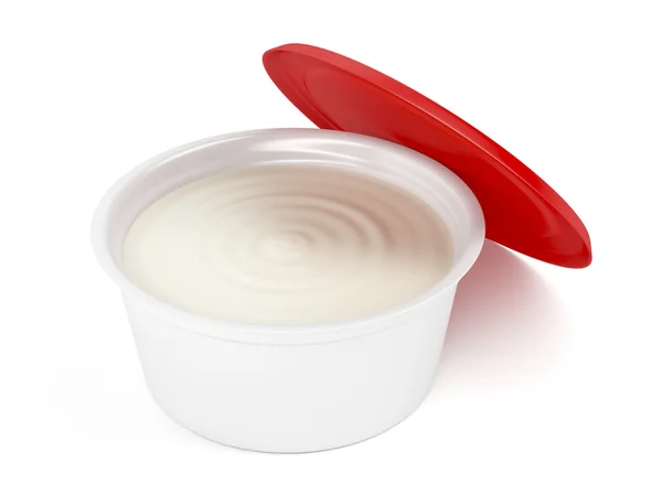 Margarine, butter or cream cheese — Stockfoto