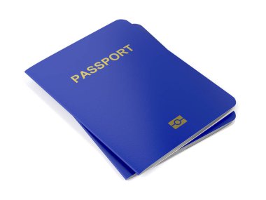 Beyaz üzerine biyometrik Pasaportlar