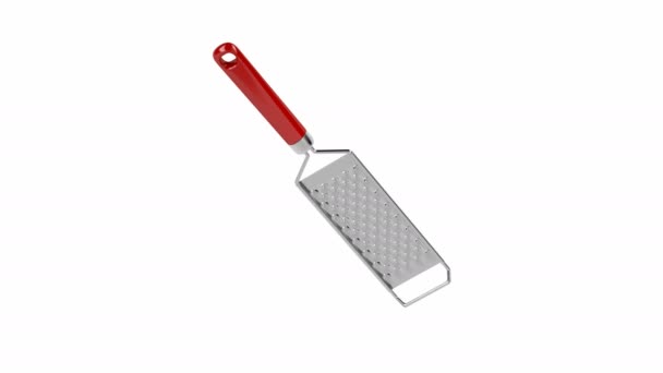 Grater on white — Stock Video