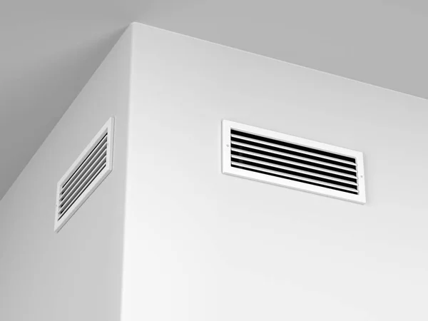 Ventilatori d'aria sul muro — Foto Stock