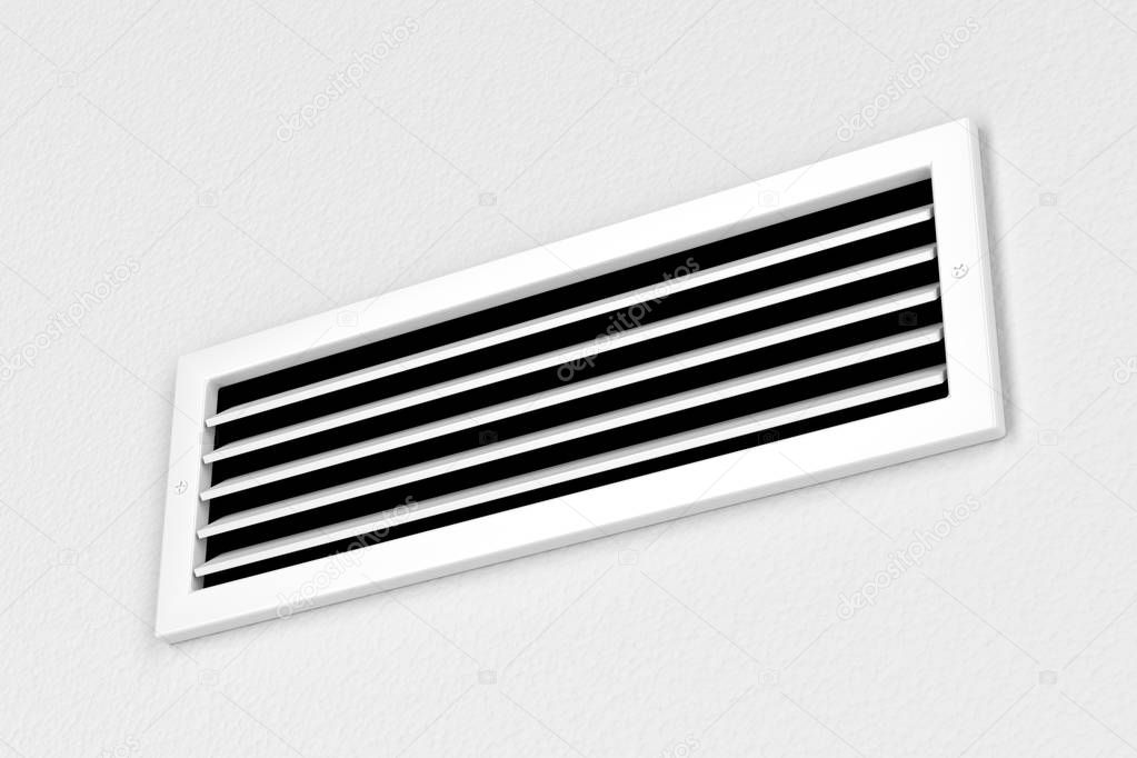 Vent on the wall